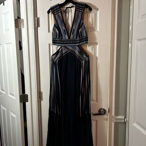 Elegant Multicolor Maxi Dress